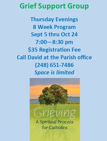 Grief Support Group – Fall 2024