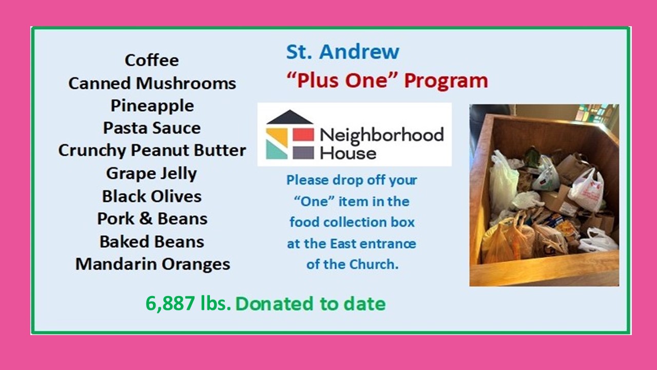 “PLUS ONE” Lenten Challenge