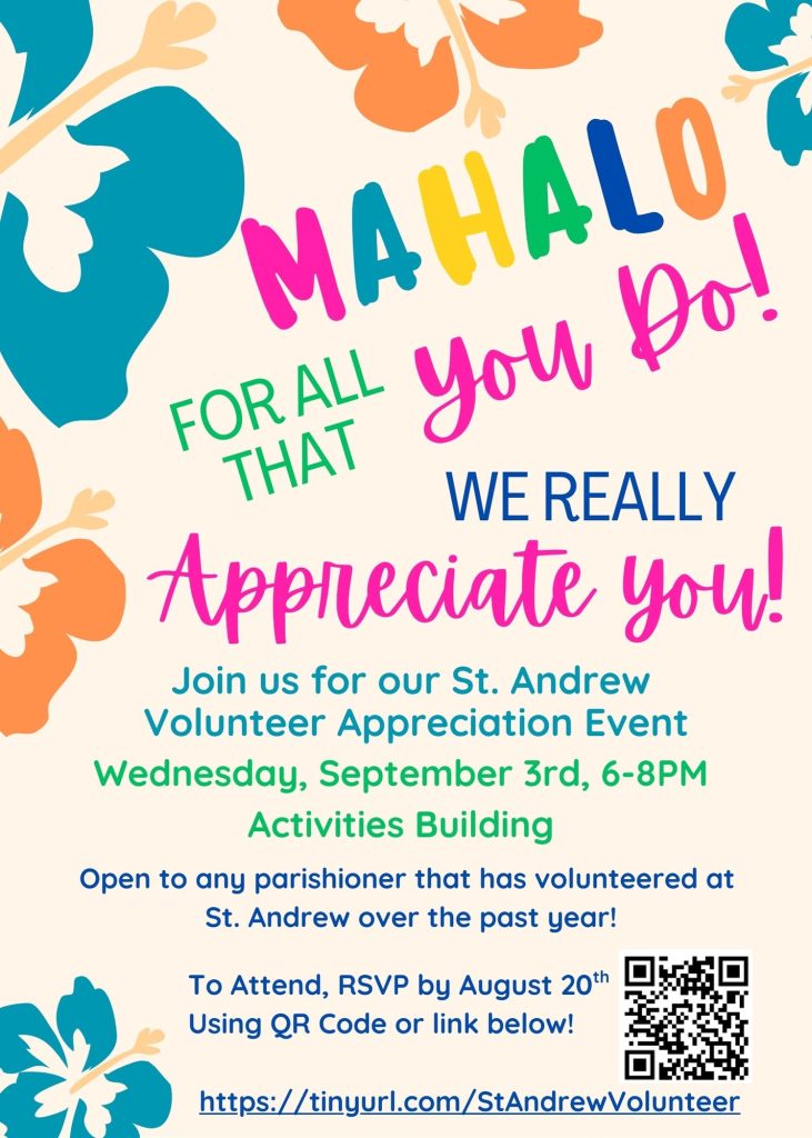Volunteer Appreciation