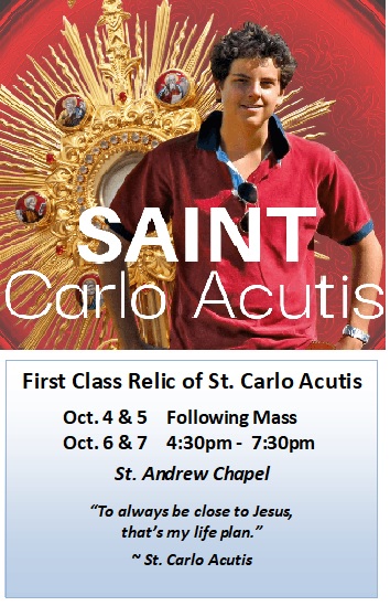 First Class Relic of St. Carlo Acutis